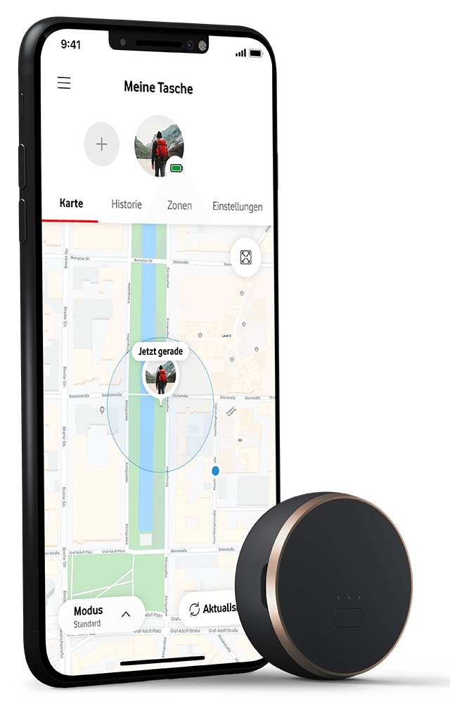 Vodafone Curve GPS Tracker Funktionen und Vergleich